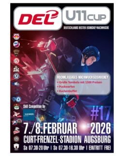 Wir sind bereit ❤️💚🤍
Augsburg wird wieder zum Nachwuchs-Eishockey-Hotspot🔥
Wir richten das größte U11-Nachwuchsturnier Deutschlands aus und begrüßen 14 DEL-Mannschaften am kommenden Wochenende im Curt-Frenzel-Stadion🏒🥅
Das erwartet dich 🫵
🏒Spannende Spiele
🎟️Tombola
⚫️Puckwerfen
🍰Kuchenbuffet
Und natürlich ist der Eintritt frei 🎫
👉 Kommt vorbei und erlebt Eishockey von morgen!
#nurderaev #zukunfteishockey