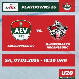 Jetzt zählt's! Unsere U20 braucht morgen um 18:30 Uhr eure Unterstützung! Zwar steht die Best of 5 Serie 2:0 für Regensburg aber die Jungs werden alles geben, um den ersten Sieg einzufahren. Wir sehen uns im Curt-Frenzel-Stadion! 

#nurderaev #zukunfteishockey