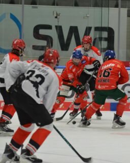 🔥 AEV U15 zeigt Herz – was für ein Krimi! 🔥

Was für ein enges Spiel!
Der AEV liefert gegen den EV Regensburg ein echtes Kampfspiel ab – voller Mut, Energie und Teamgeist. 💪❤️

🚨 Feuer im ersten Drittel
Regensburg geht früh in Führung, doch unsere Jungs bleiben dran.
Kurz vor der Pause der verdiente Lohn: 1:1 nach starkem Konter!

⚡ Spannung pur im zweiten Drittel
Nach dem 1:2 der schnelle Ausgleich im Powerplay – 2:2!
Man spürt: Hier steckt Herz in jedem Wechsel.

🔥 Das dritte Drittel – einfach wild
AEV dreht richtig auf: 3:2, 4:2!
Regensburg kommt nochmal ran, doch der AEV bleibt eiskalt: 5:3!
Das 5:4 ohne Torhüter macht es nochmal spannend –
aber mit Leidenschaft, Einsatz und Teamwork wird der Sieg über die Zeit gerettet! 🛡️💥

🖤 Fazit:
Ein Spiel, das zeigt, was den AEV ausmacht:
Herz. Mut. Leidenschaft. Eishockey pur.

➡️ Nächstes Spiel:
📍 18.11.2026 | Auswärts bei den Jungadlern Mannheim

#zukunfteishockey #nurderaev #teamgeist #meisterrunde #u15